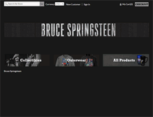 Tablet Screenshot of brucespringsteen.fanfire.com
