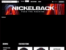 Tablet Screenshot of nickelback.fanfire.com