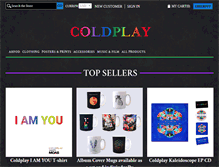 Tablet Screenshot of coldplay.fanfire.com