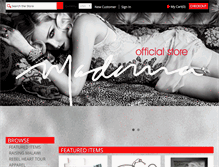 Tablet Screenshot of madonna.fanfire.com