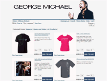 Tablet Screenshot of georgemichael.fanfire.com